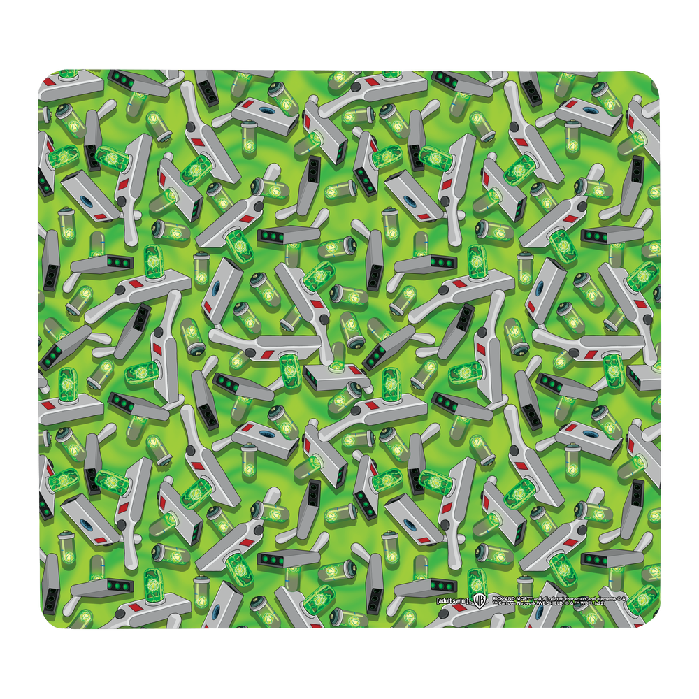 Rick and Morty Portal Gun Gaming Mouse Mat - Small Image 1