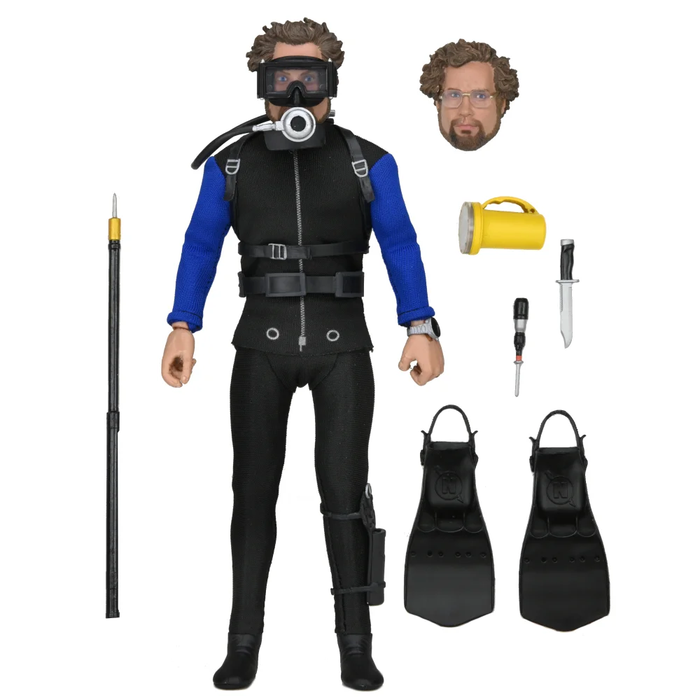 NECA Jaws Matt Hooper (Shark Cage) 8 Inch Clothed Action Figure Image 1