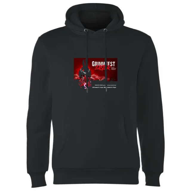 Grimmfest 2022 Easter Bunny Hoodie - Black
