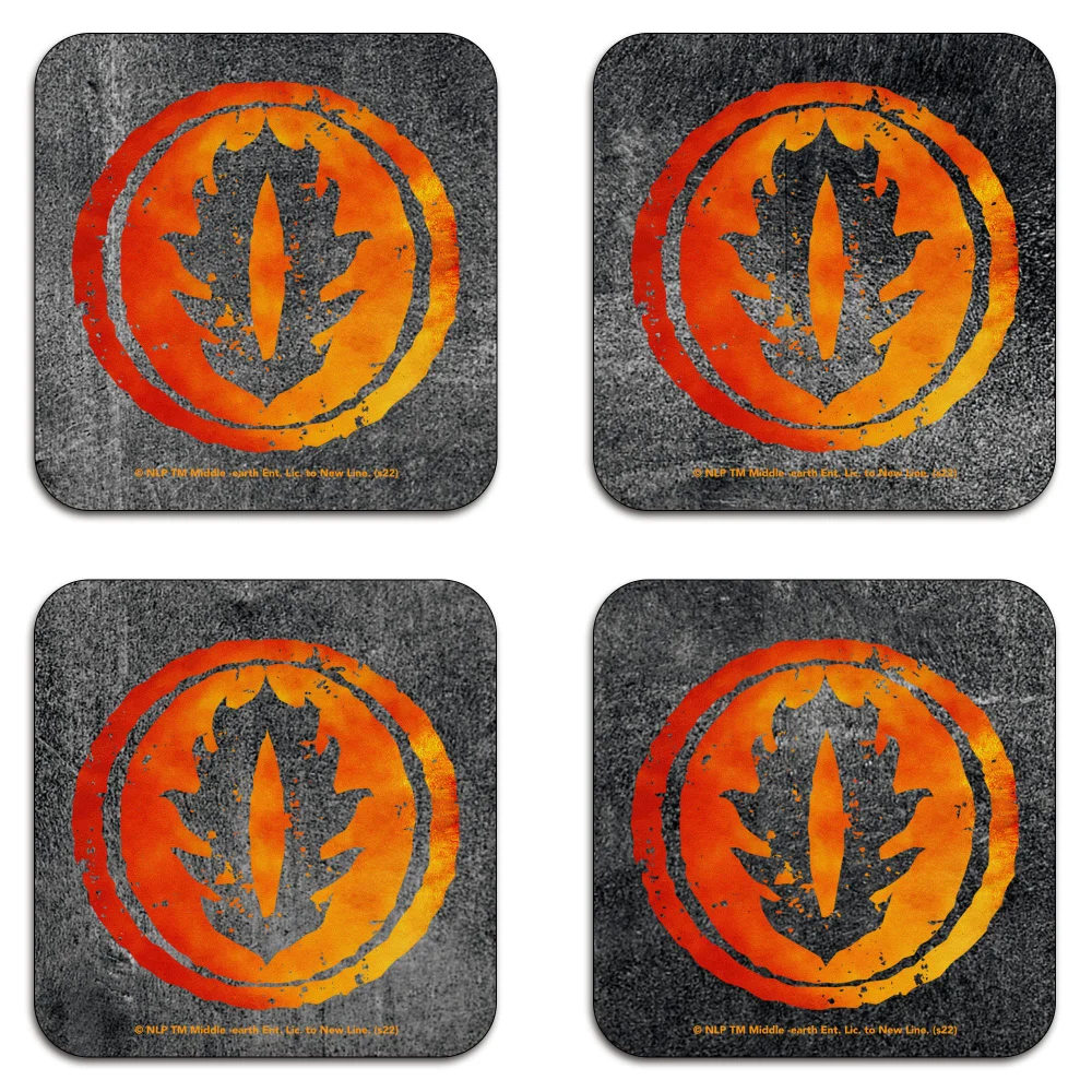 Lord Of The Rings Sauron's Eye Coaster Set Image 1