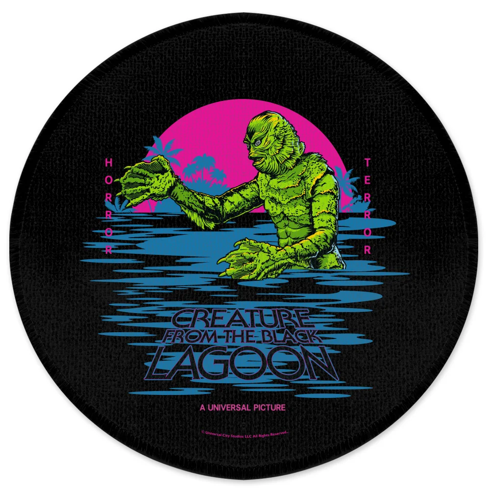 Universal Monsters Creature From The Black Lagoon Round Bath Mat Image 1