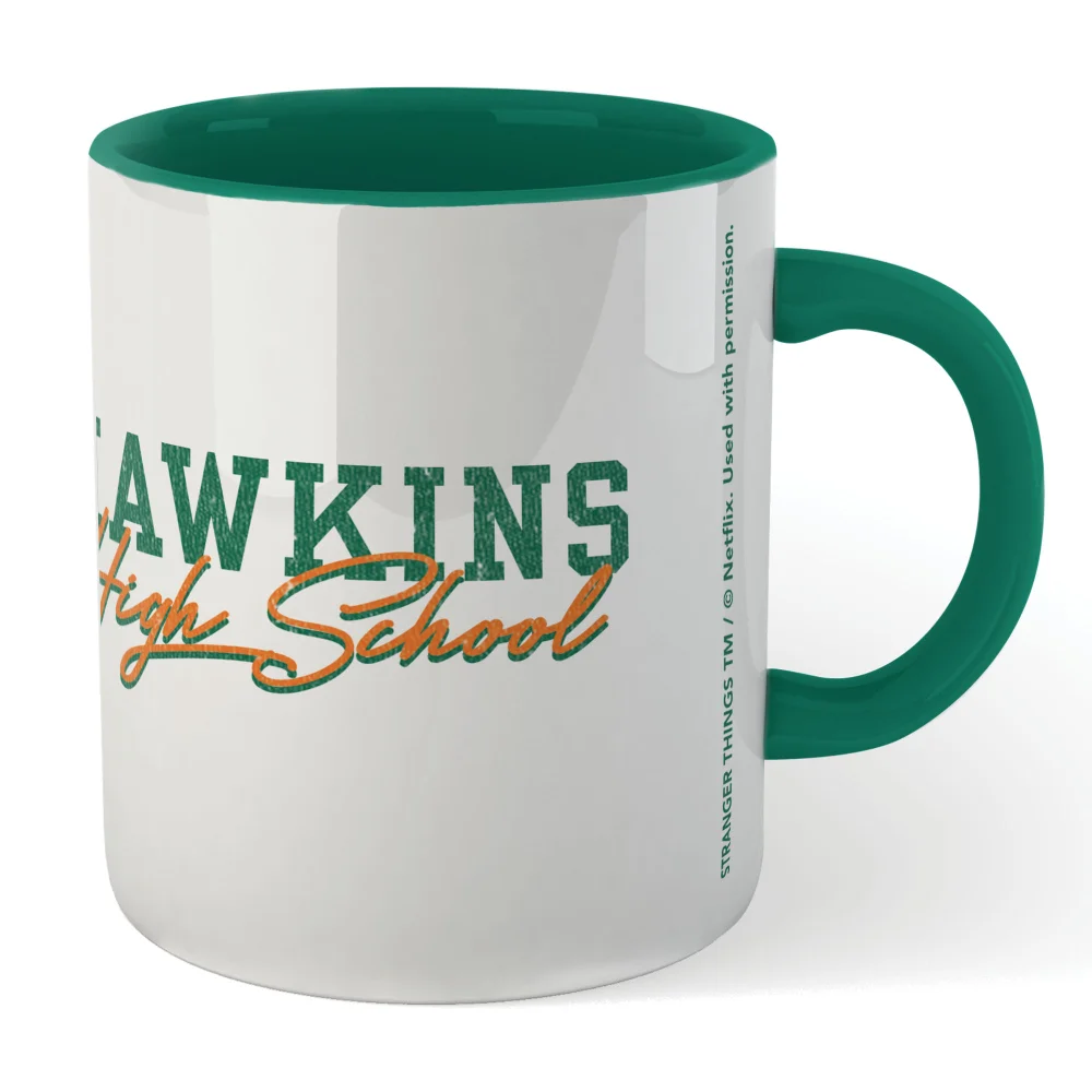 Stranger Things Hawkins Tigers Mug - Green Image 1