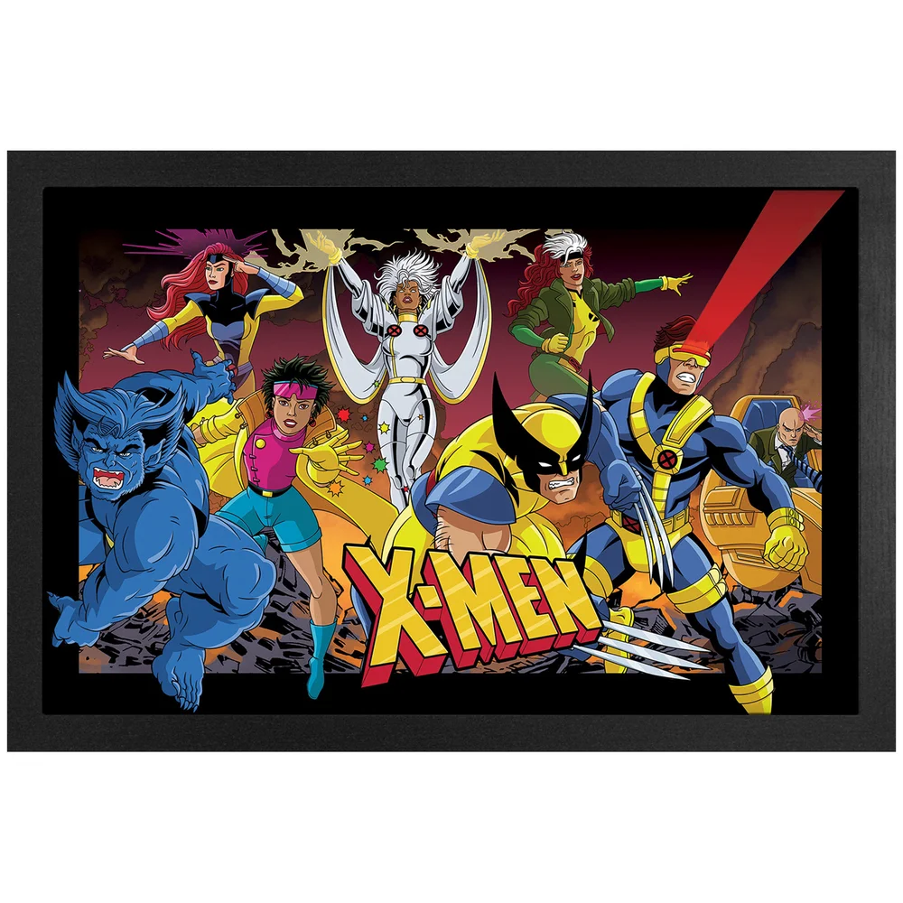 Marvel X-Men Animated Series Group Framed Art Print Image 1