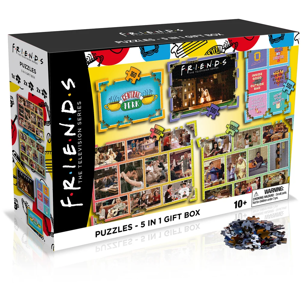 5 in 1 Jigsaw Puzzle - Friends Edition Image 1