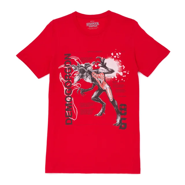 Stranger Things Demogorgon Unisex T-Shirt - Red