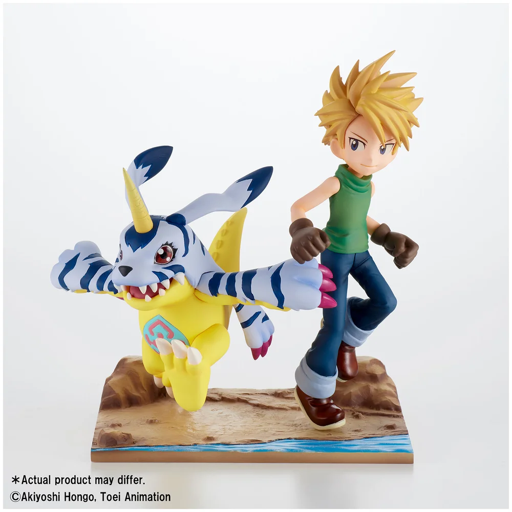 Digimon Adventure DXF Adventure Archives Yamato & Gabumon Statue Image 1