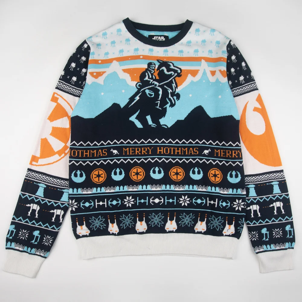 Star Wars Merry Hothmas Knitted Christmas Jumper - XS Image 1