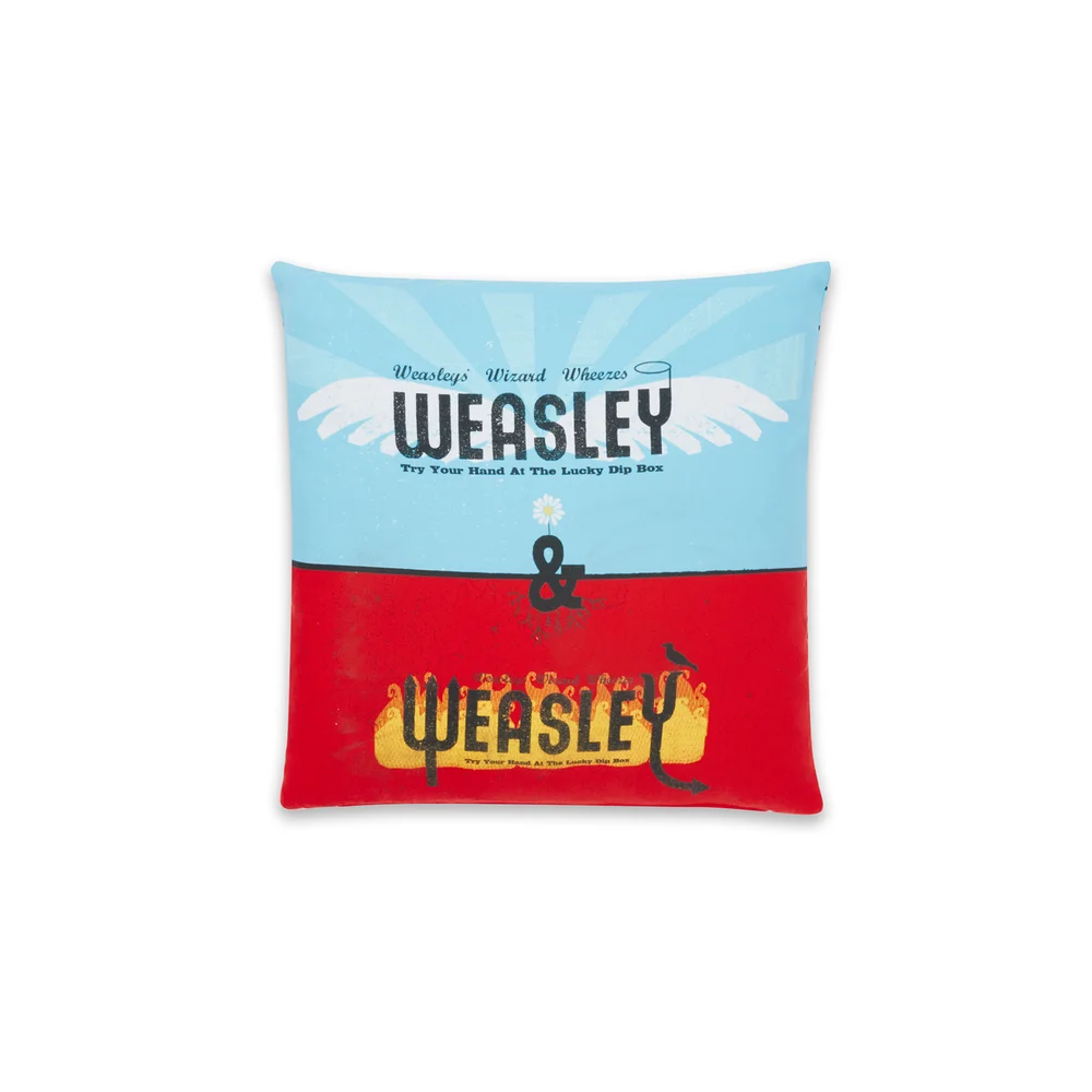 Decorsome x Harry Potter Good And Bad Square Cushion - 40x40cm - Soft Touch Image 1