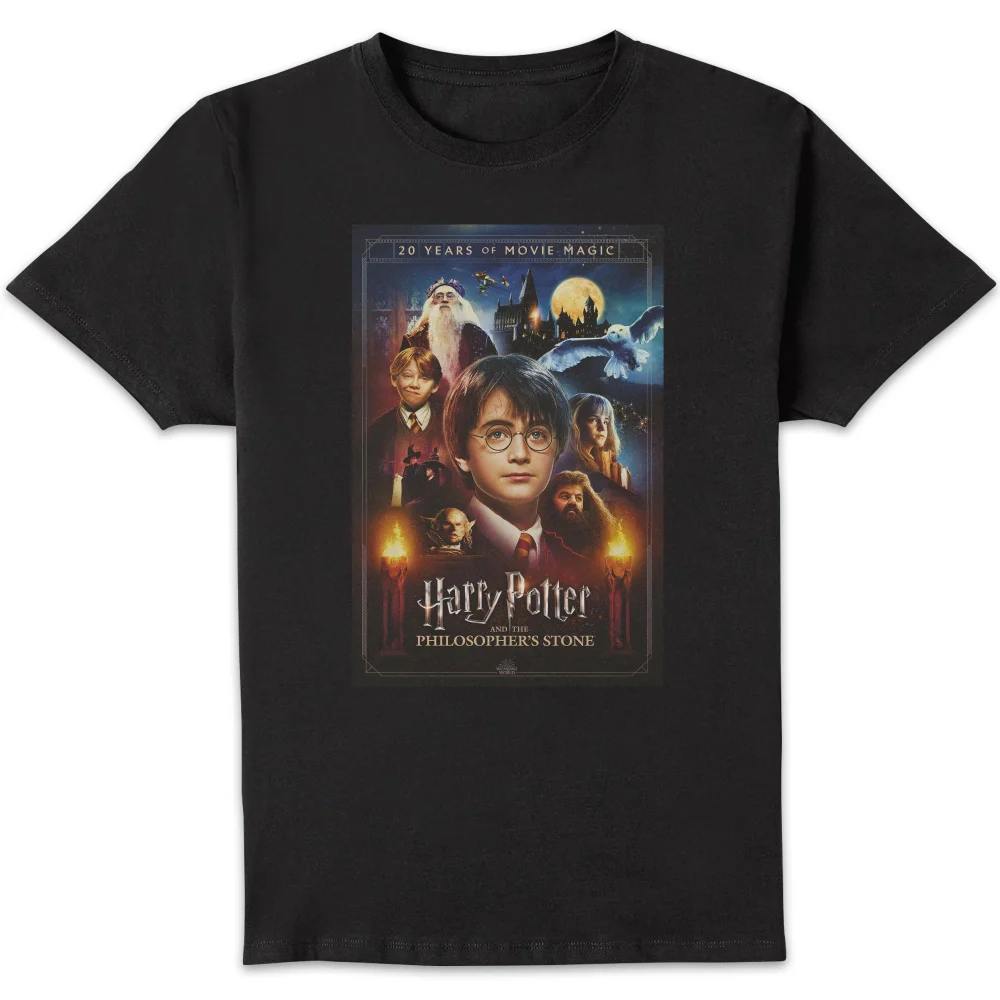 Harry Potter Philosopher's Stone Unisex T-Shirt - Black - M Image 1
