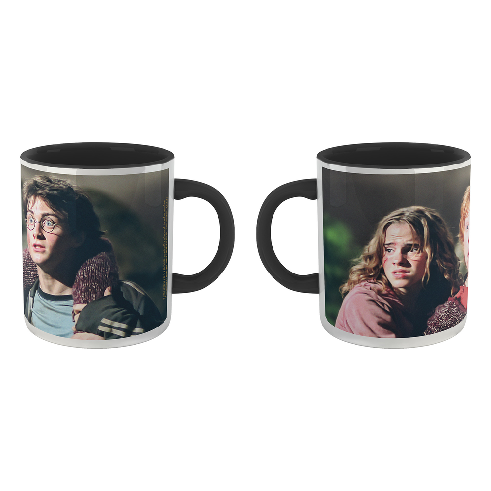 Harry Potter Hermione Ron And Harry Mug - Black Image 1