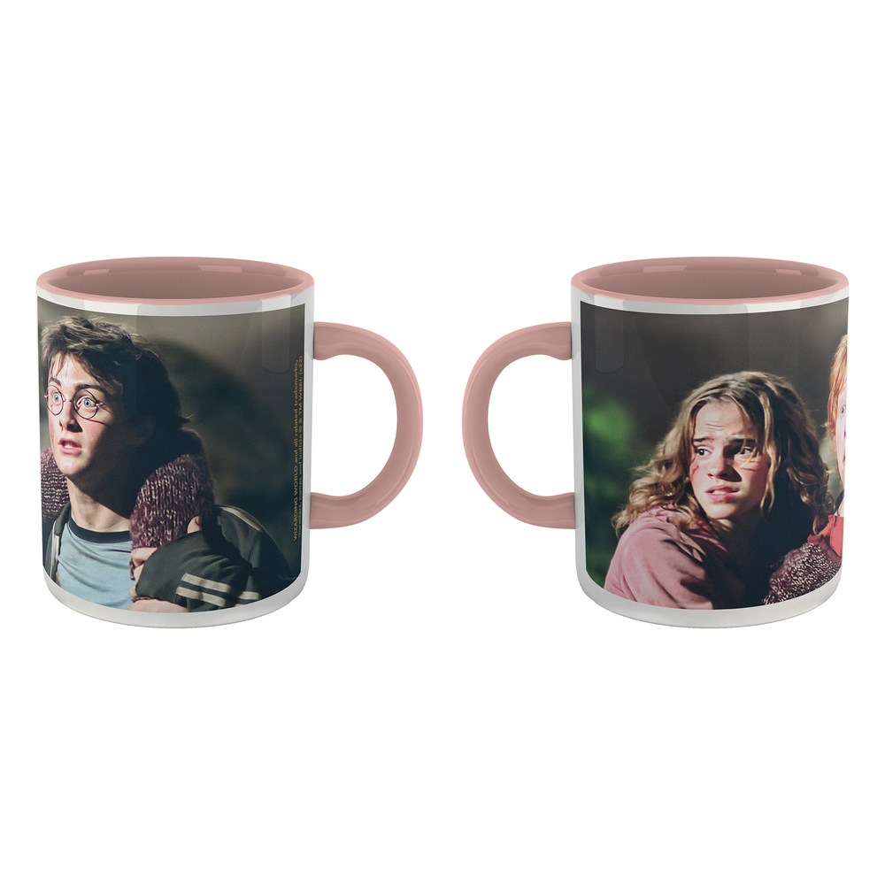 Harry Potter Hermione Ron And Harry Mug - Pink Image 1