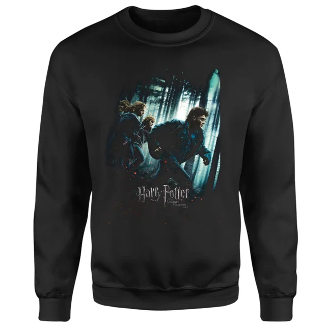 Harry Potter Deathly Hallows Part 1 Sweatshirt - Black
