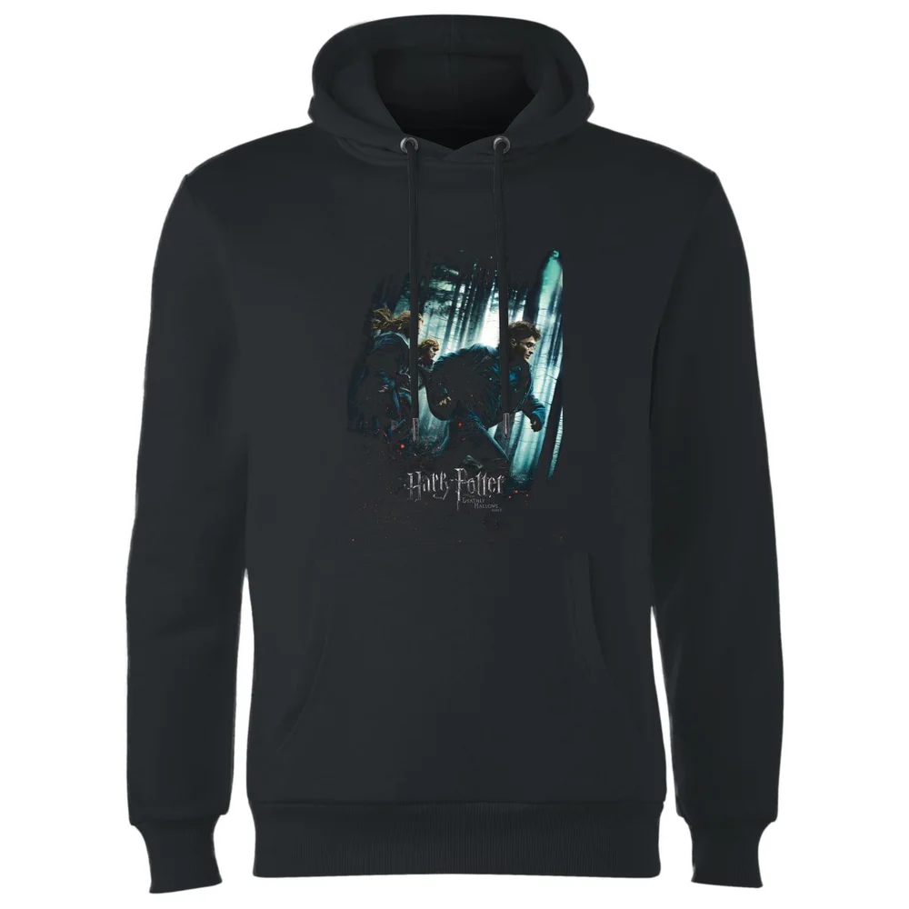 Harry Potter Deathly Hallows Part 1 Hoodie - Black - S Image 1