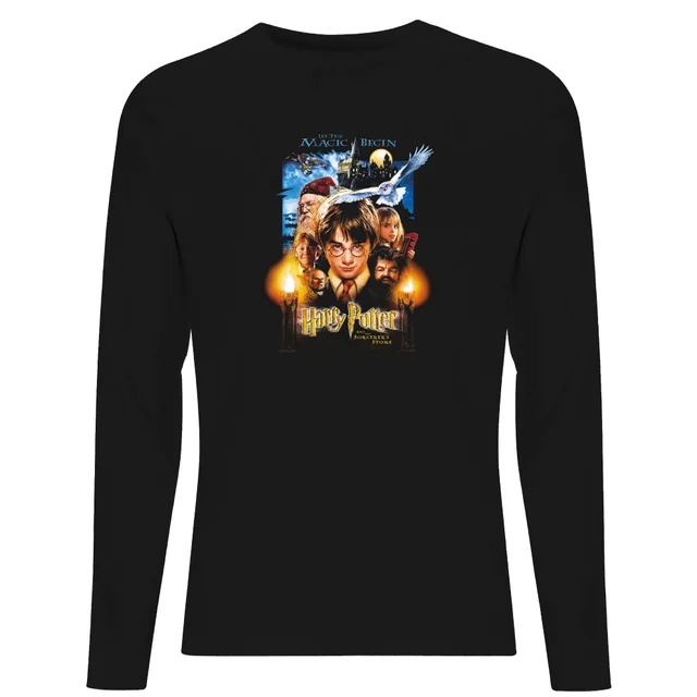 Harry Potter The Sorcerer's Stone Unisex Long Sleeve T-Shirt - Black