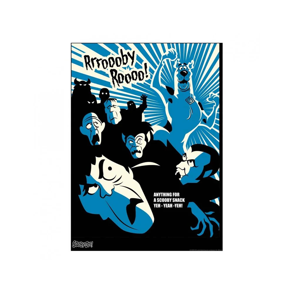 Fanattik Scooby Doo Limited Edition Art Print Image 1