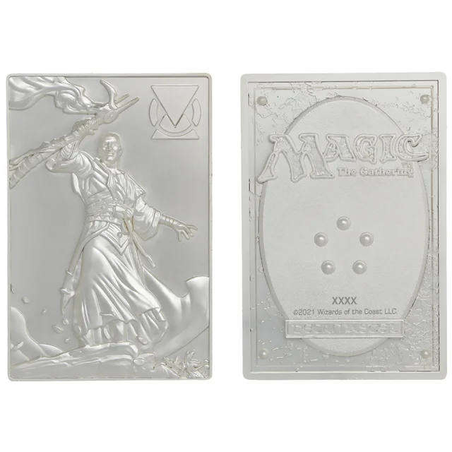 Fanattik Magic the Gathering Limited Edition .999 Silver Plated Teferi Metal Collectible