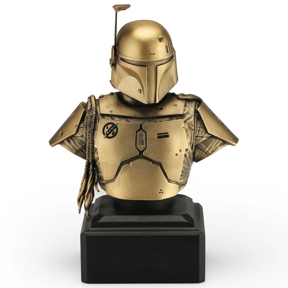 Royal Selangor Limited Edition Star Wars Boba Fett Gilt Bust (800 Pieces Worldwide) Image 1