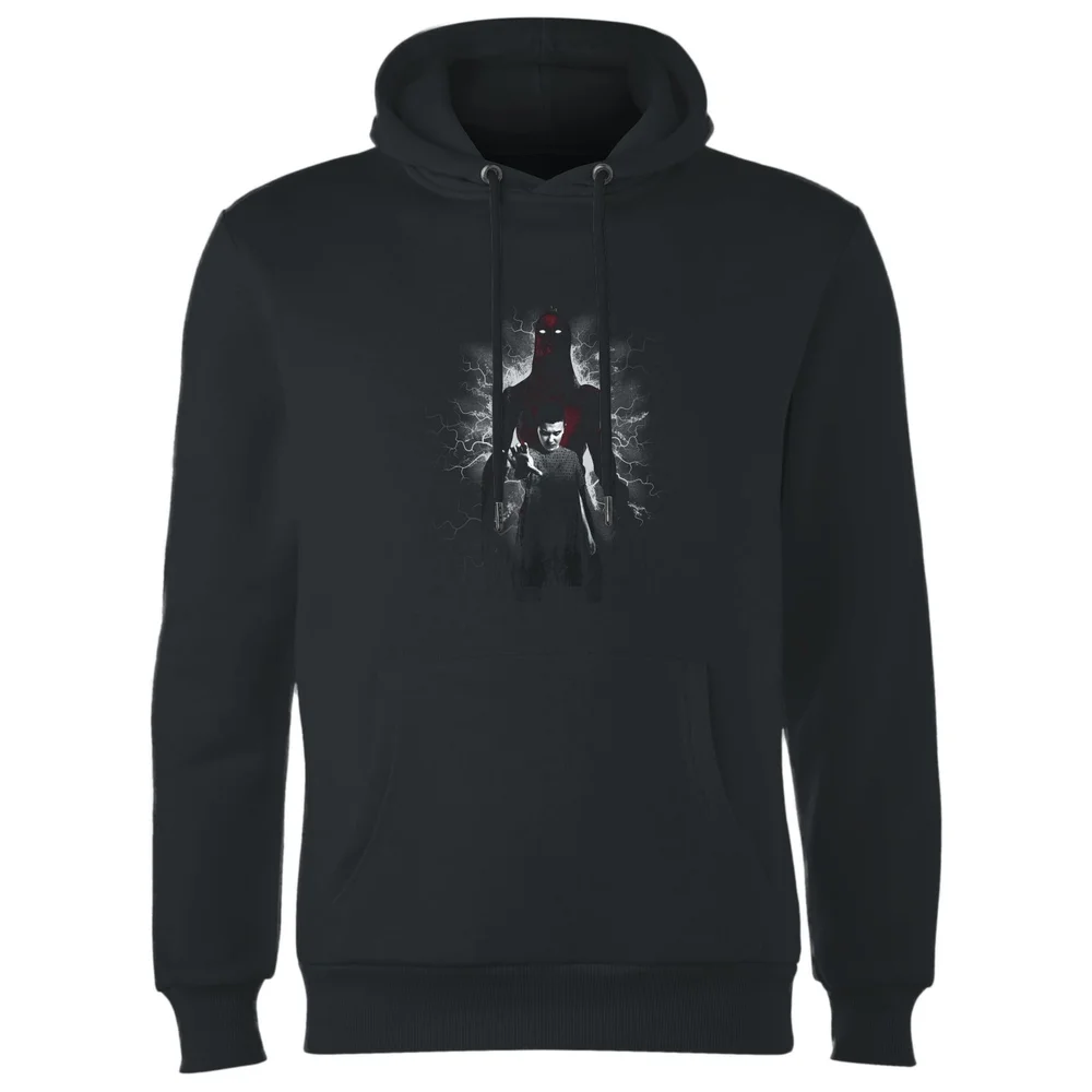 Stranger Things Eleven & Vecna Hoodie - Black - S Image 1