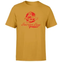Stranger Things Surfer Boy Pizza Unisex T-Shirt - Mustard - undefined undefined