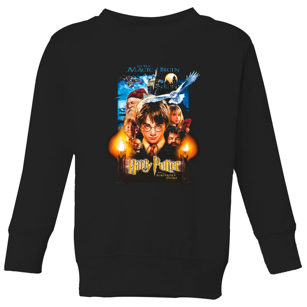 Harry Potter The Sorcerer's Stone Kids' Sweatshirt - Black - 3-4 Years Image 1