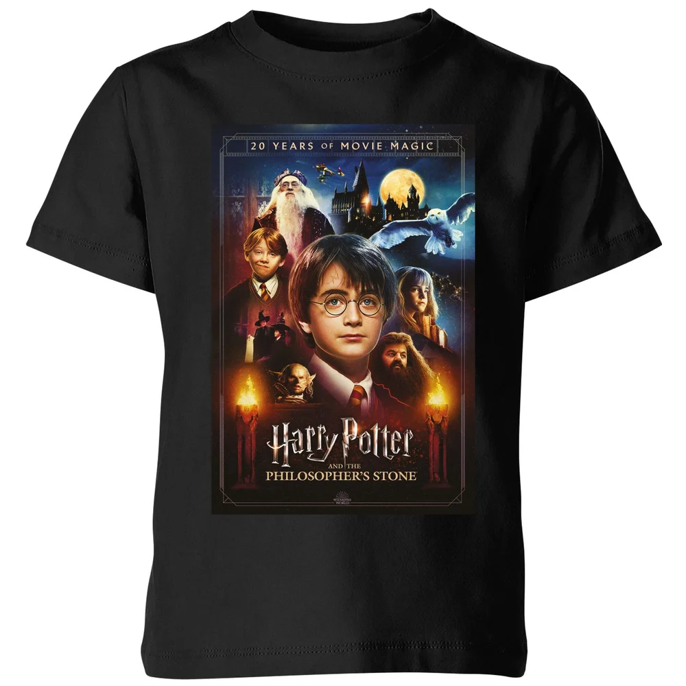 Harry Potter Philosopher's Stone Kids' T-Shirt - Black - 3-4 Years Image 1