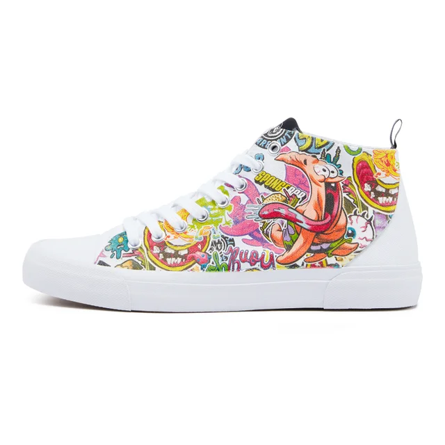 Akedo x SpongeBob SquarePants High Top - White