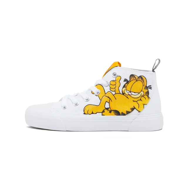 Akedo x Garfield Kids' High Top - White