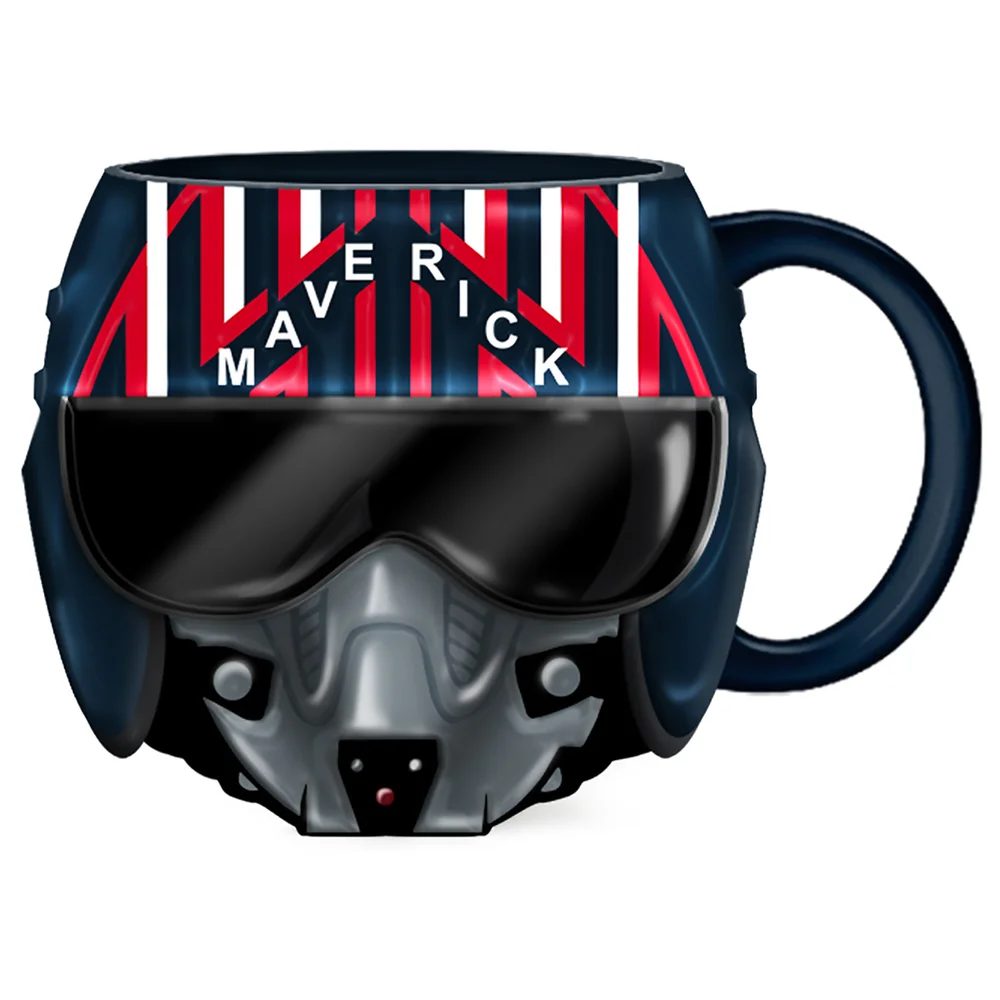 Top Gun Maverick Helmet Sculpted Ceramic Mug Image 1
