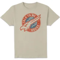Top Gun Talk To Me Goose Unisex T-Shirt - White Vintage Wash