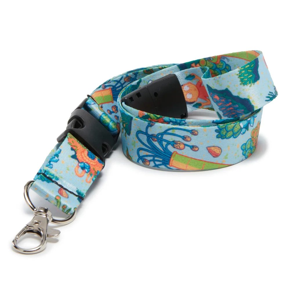 Akedo x Rick And Morty Tropiverse Lanyard Image 1