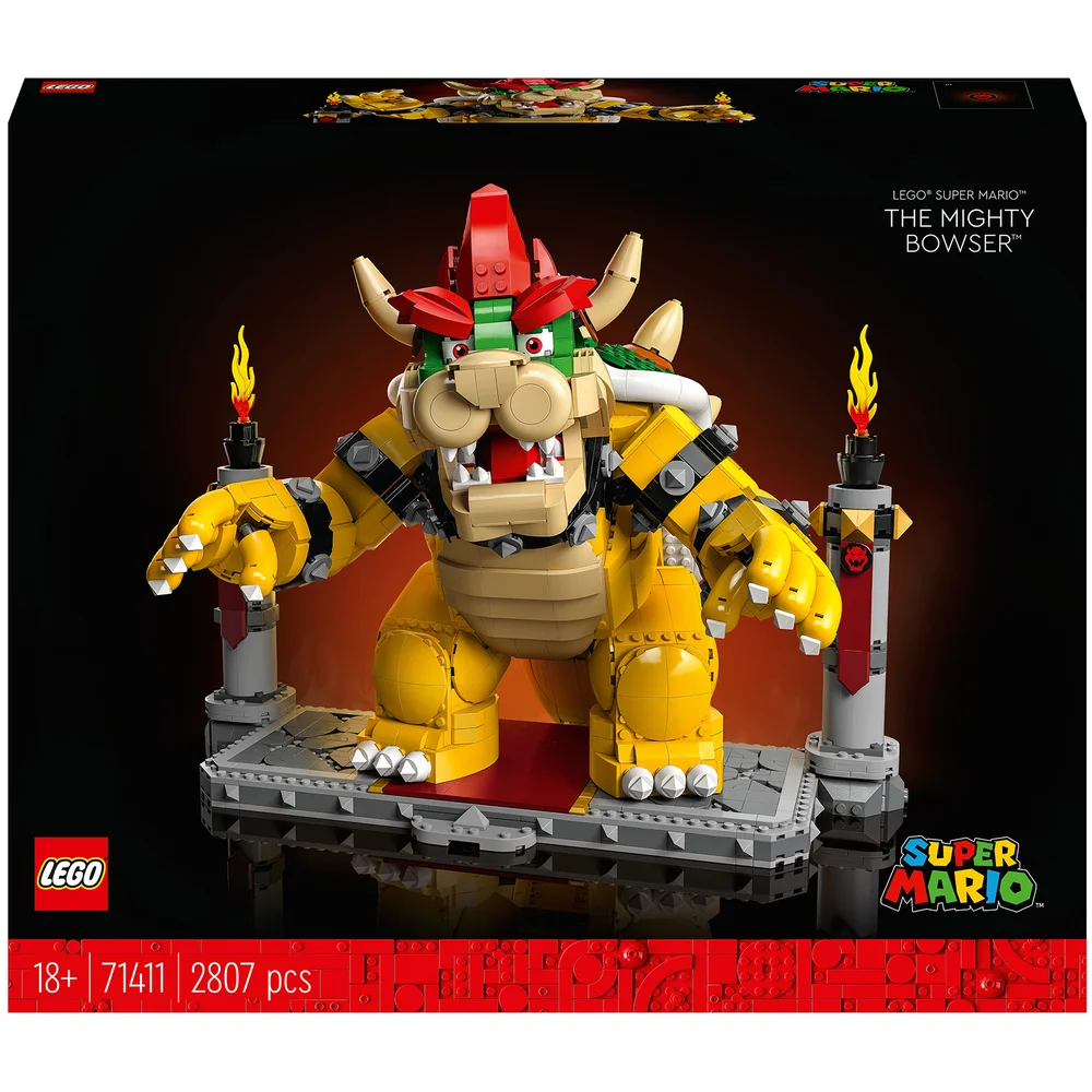 LEGO Super Mario The Mighty Bowser Collectible Figure (71411) Image 1