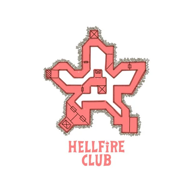 Stranger Things Map Unisex T-Shirt - White