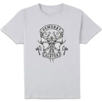 Stranger Things Demobat Slayer Unisex T-Shirt - White - undefined undefined
