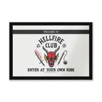 Stranger Things Welcome To The Hellfire Club Entrance Mat
