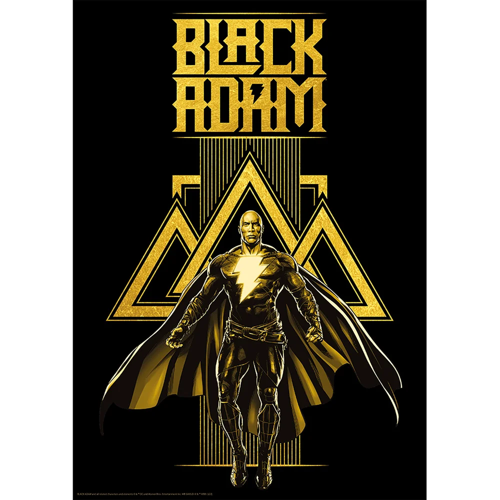 Fanattik Black Adam Limited Edition Art Print Image 1