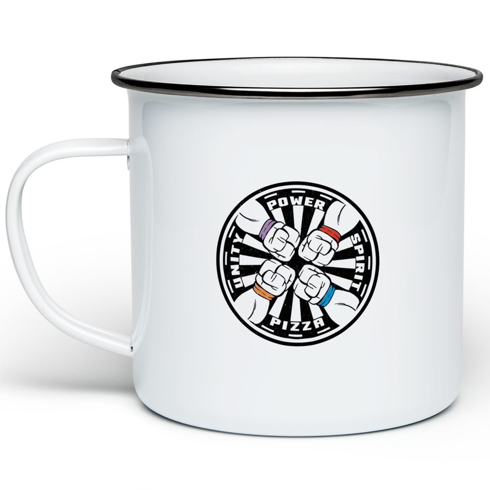 Teenage Mutant Ninja Turtles Mutated In 1984 Enamel Mug - White Image 1