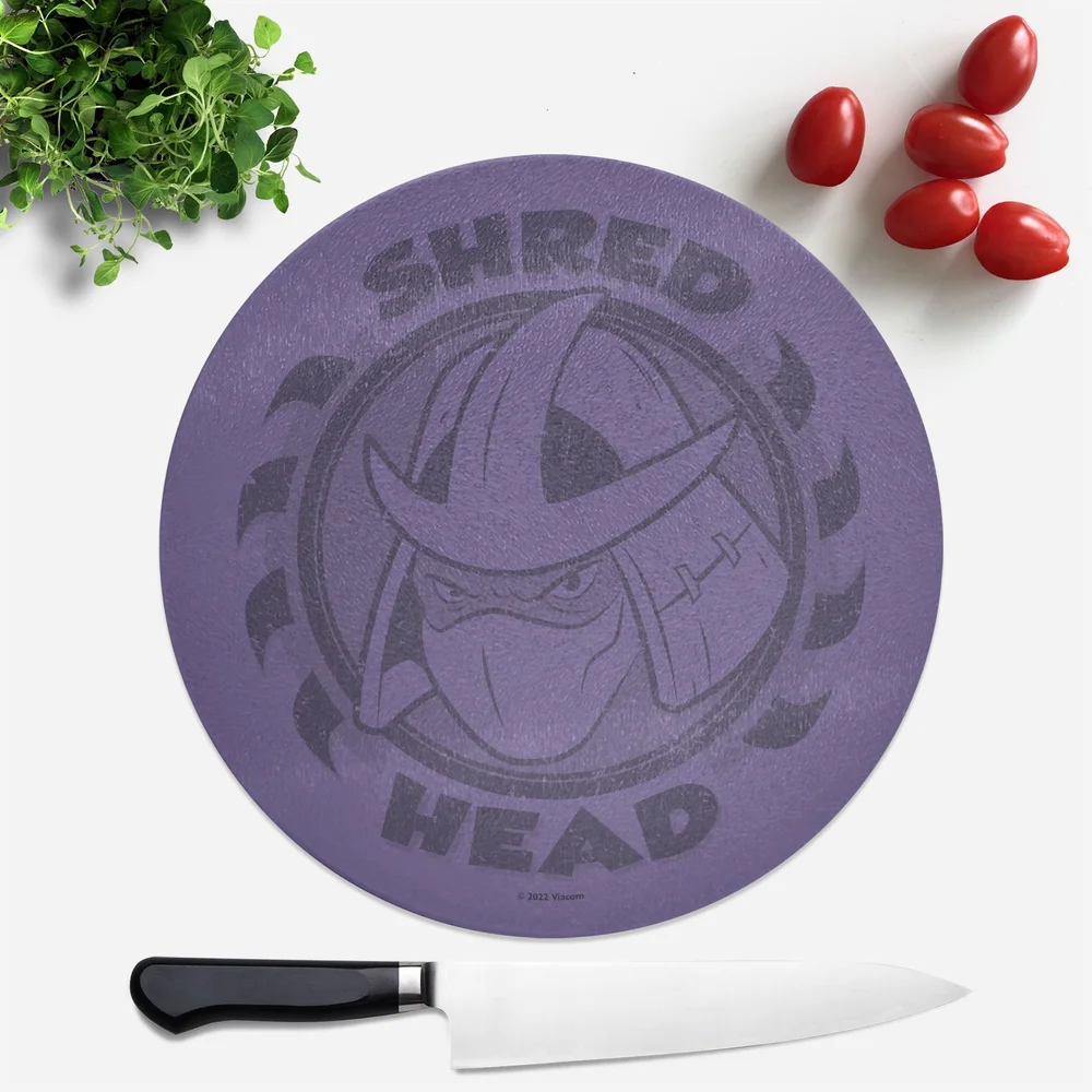 Teenage Mutant Ninja Turtles Shred Head Round Chopping Board Image 1