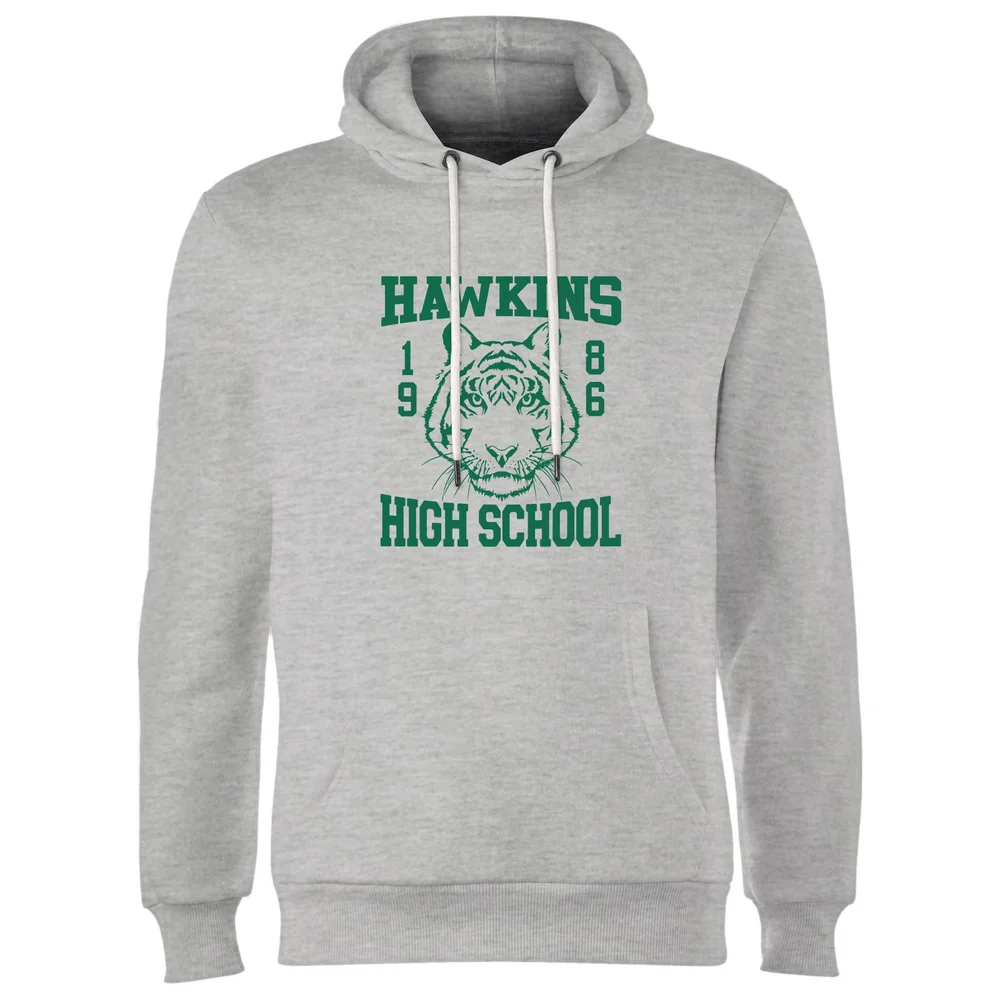 Stranger Things Hawkins High School Hoodie - Grey - S Image 1