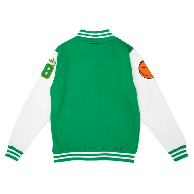 Stranger Things Hawkins High School Varsity Jacket & Patches - Green/White