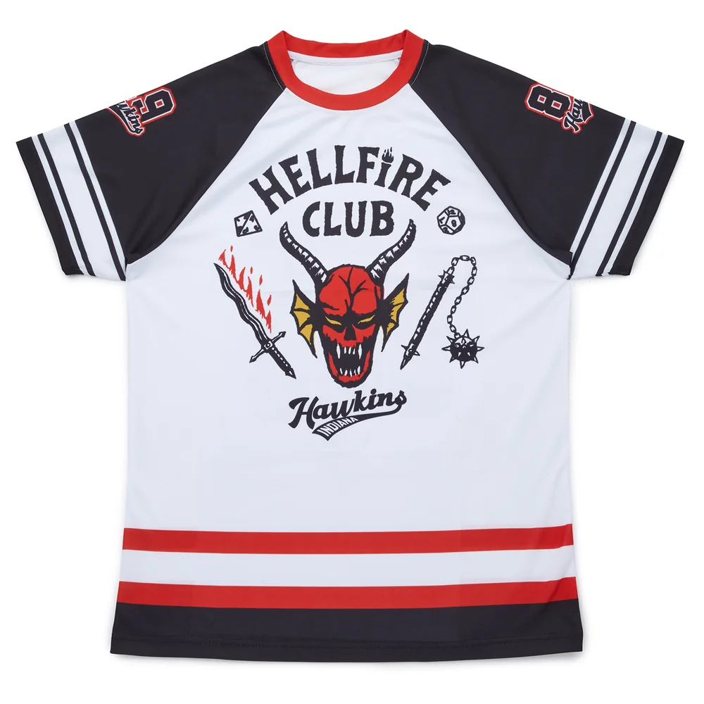 Stranger Things Hellfire Club Team Jersey - XS Image 1