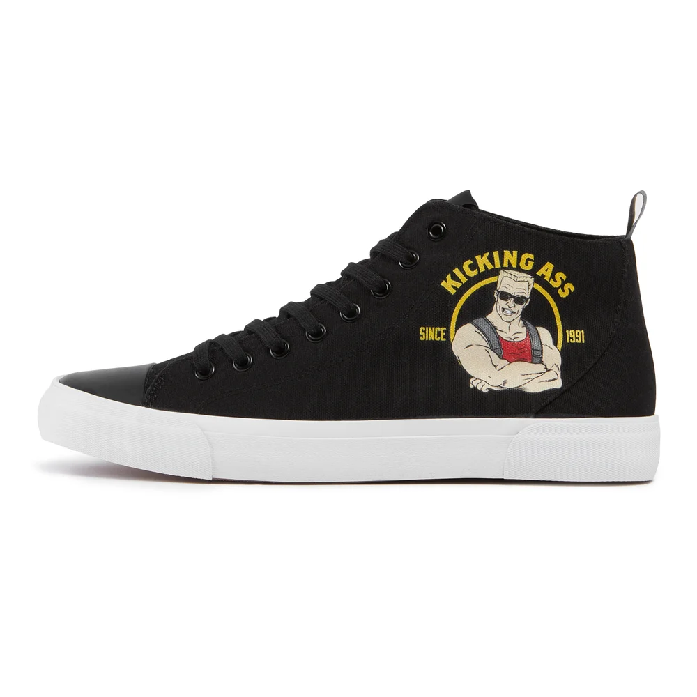 Akedo x Duke Nukem Kicking Ass High Top - Black - US Men's 10.5 / US Women's 12 / UK 10 / EU 44.5 Image 1