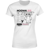 Gremlins Mogwai Instructional Women's T-Shirt - White - undefined undefined