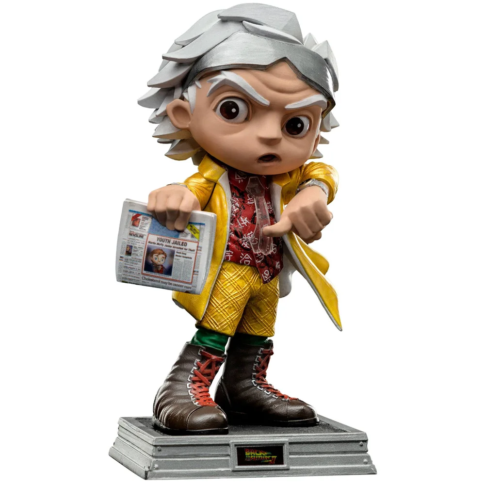 Iron Studios Back to the Future II Mini Co. PVC Figure Doc Brown 15cm Image 1