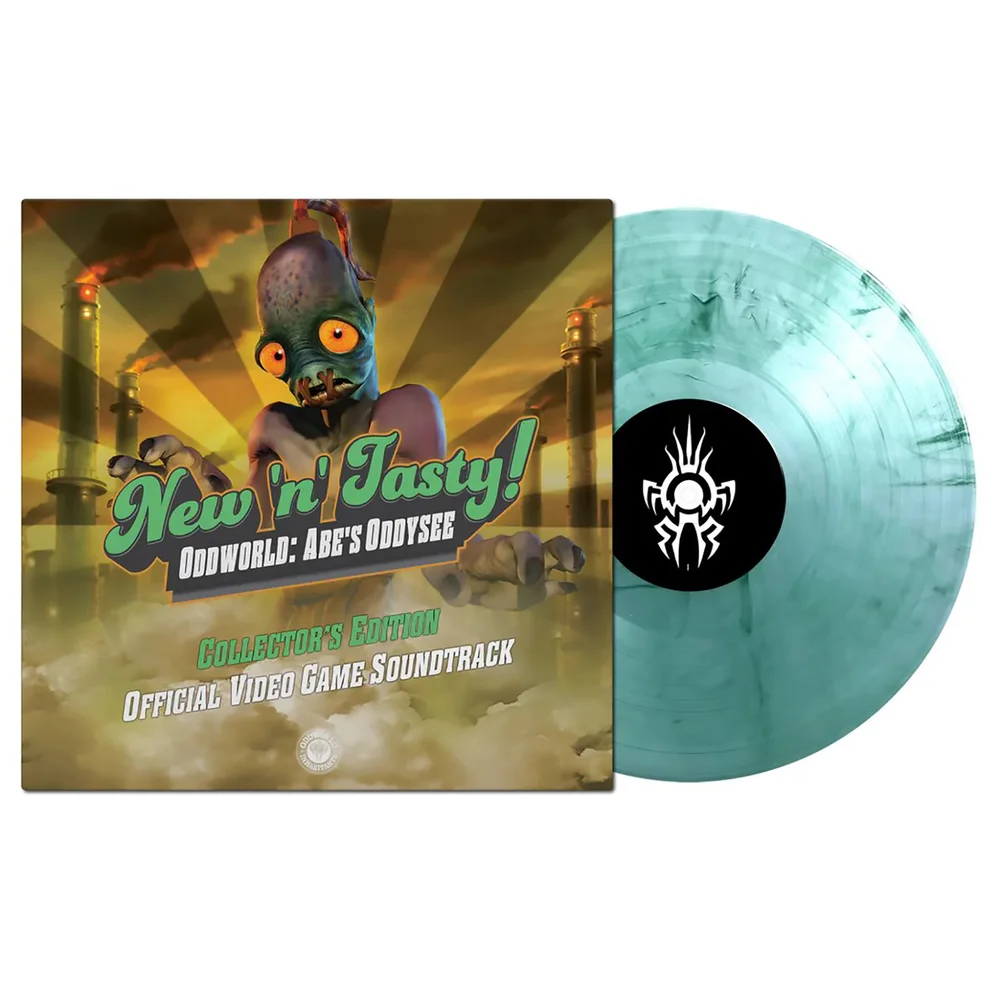 Black Screen Records - Oddworld: New 'n' Tasty (Original Soundtrack) LP Clear/Green Marble Vinyl Image 1