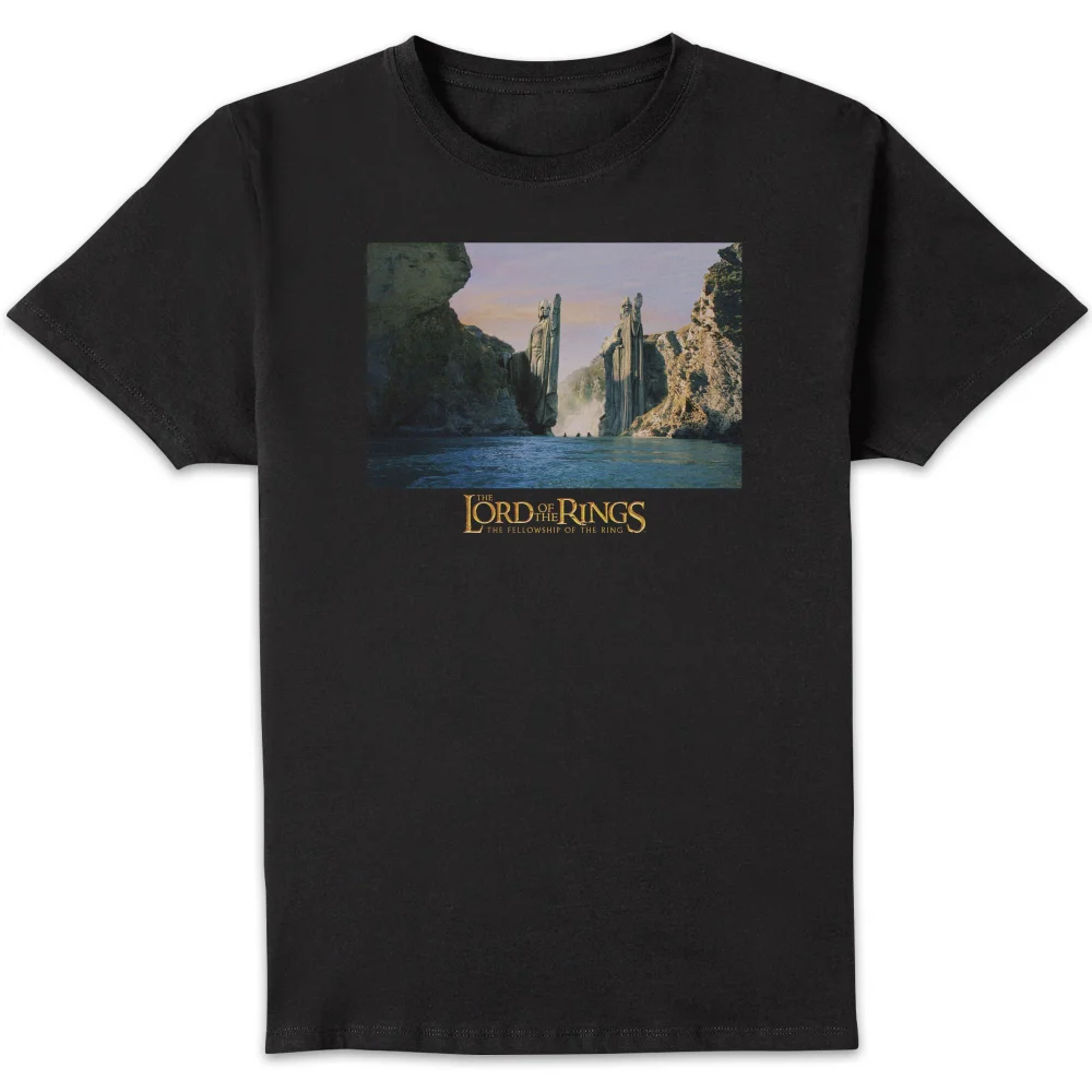 Lord Of The Rings Argonath Men's T-Shirt - Black - S Image 1