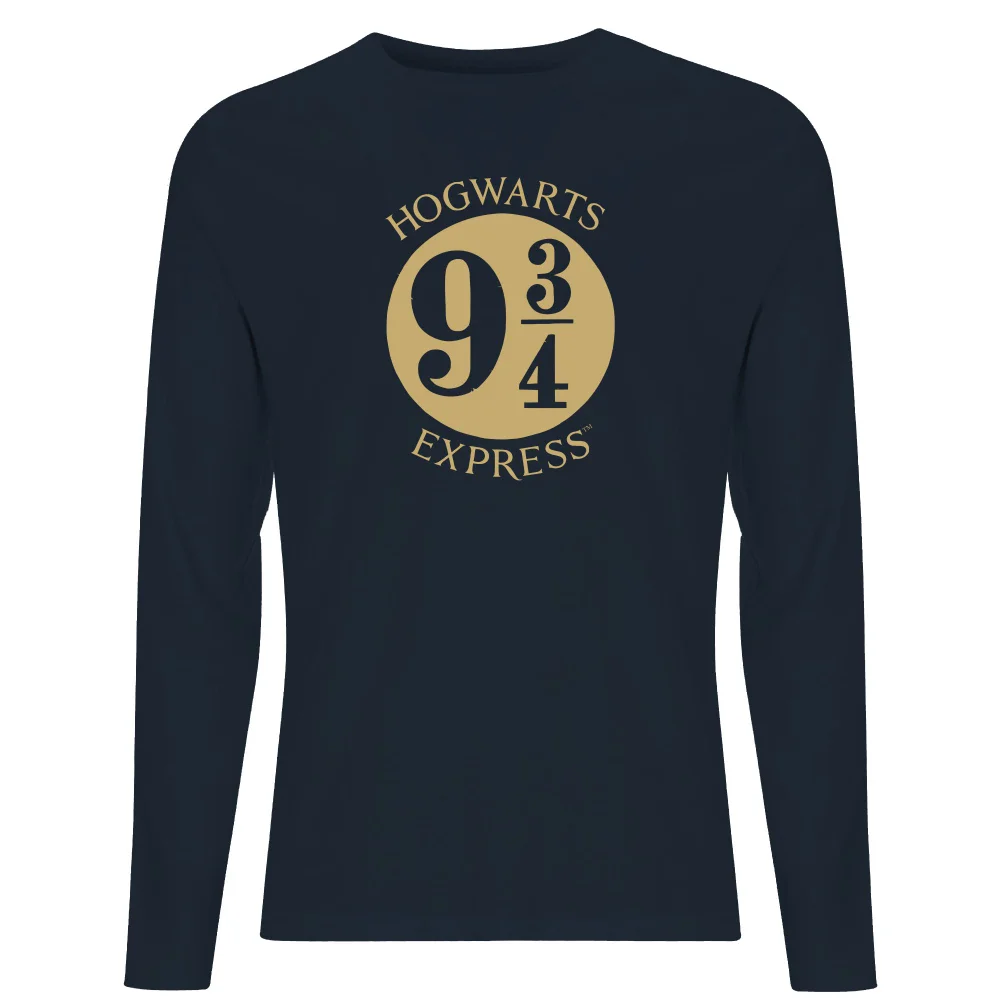 Harry Potter Platfrom Men's Long Sleeve T-Shirt - Navy - L Image 1