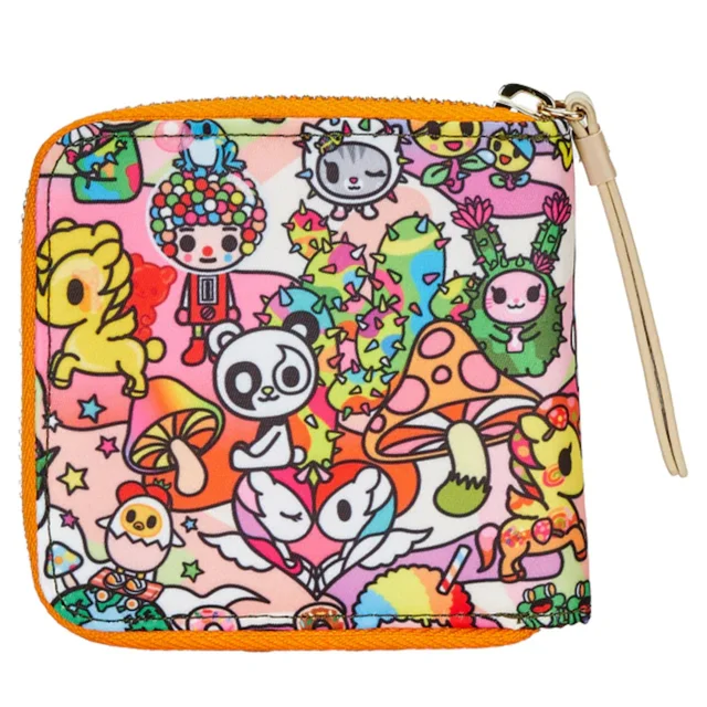 tokidoki Stay Groovy Small Zip Around Wallet