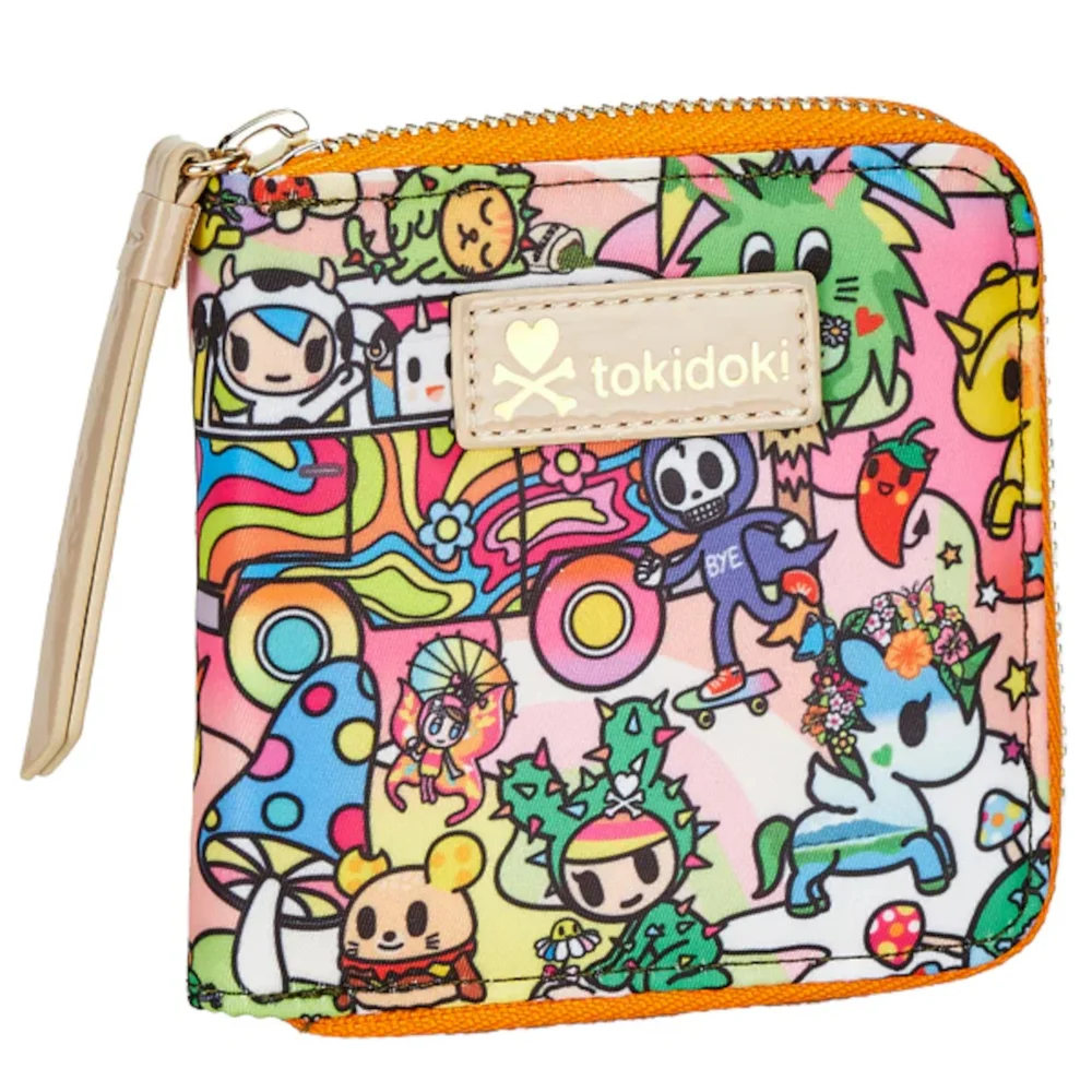 tokidoki Stay Groovy Small Zip Around Wallet Image 1