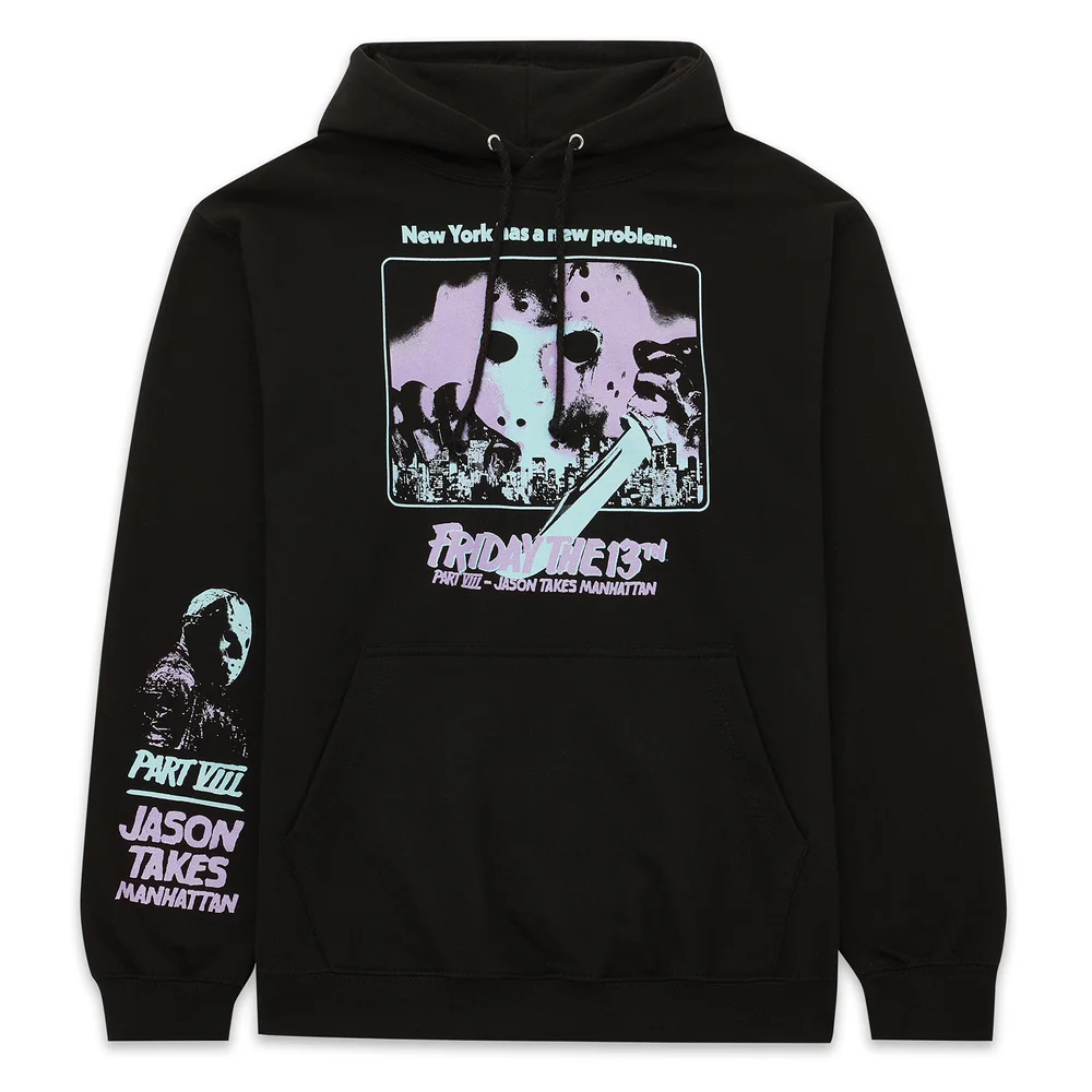 Friday the 13th Jason Takes Manhatten Hoodie - Black - S Image 1