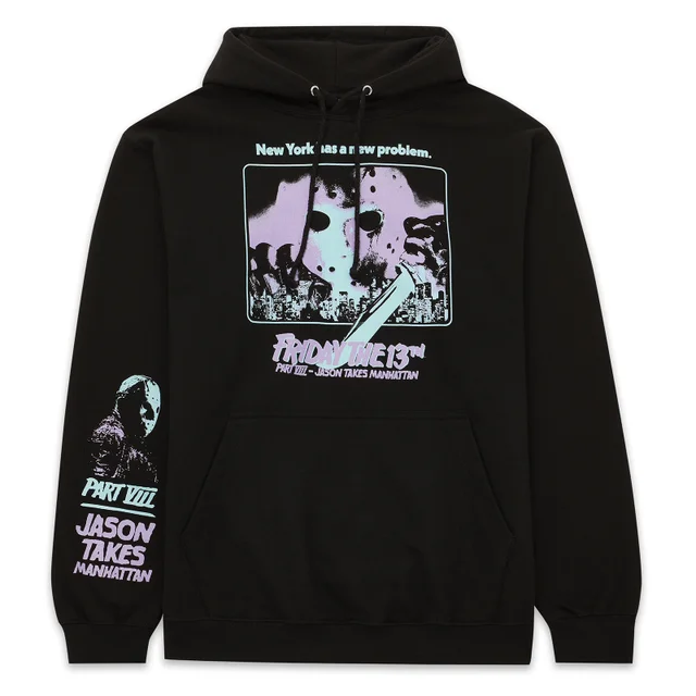 Friday the 13th Jason Takes Manhatten Hoodie - Black